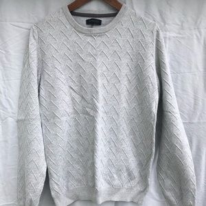 R.W. &Co. pattern beige sweater